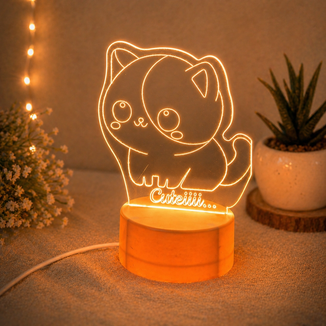 Cute Cat Lamp