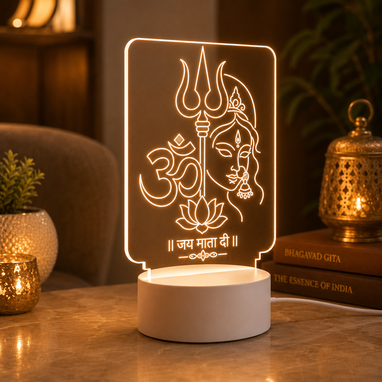 Durga Maa Lamp 2