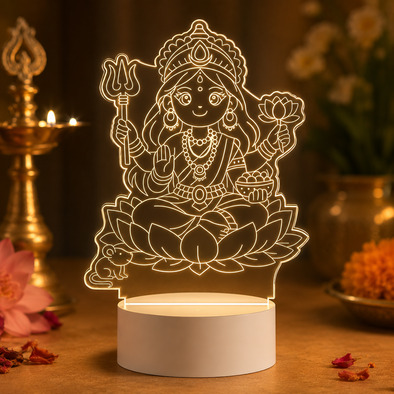 Durga Maa Lamp 3